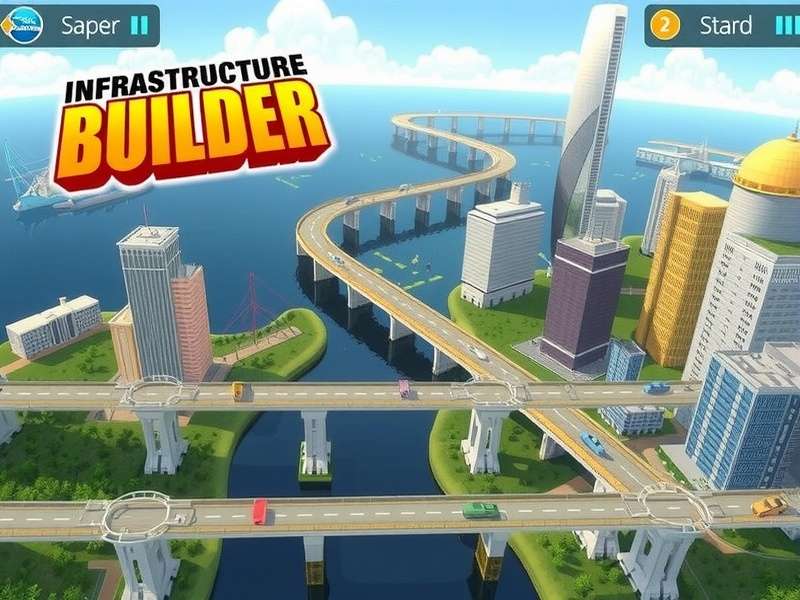 Infrastructure Builder Game Screenshot